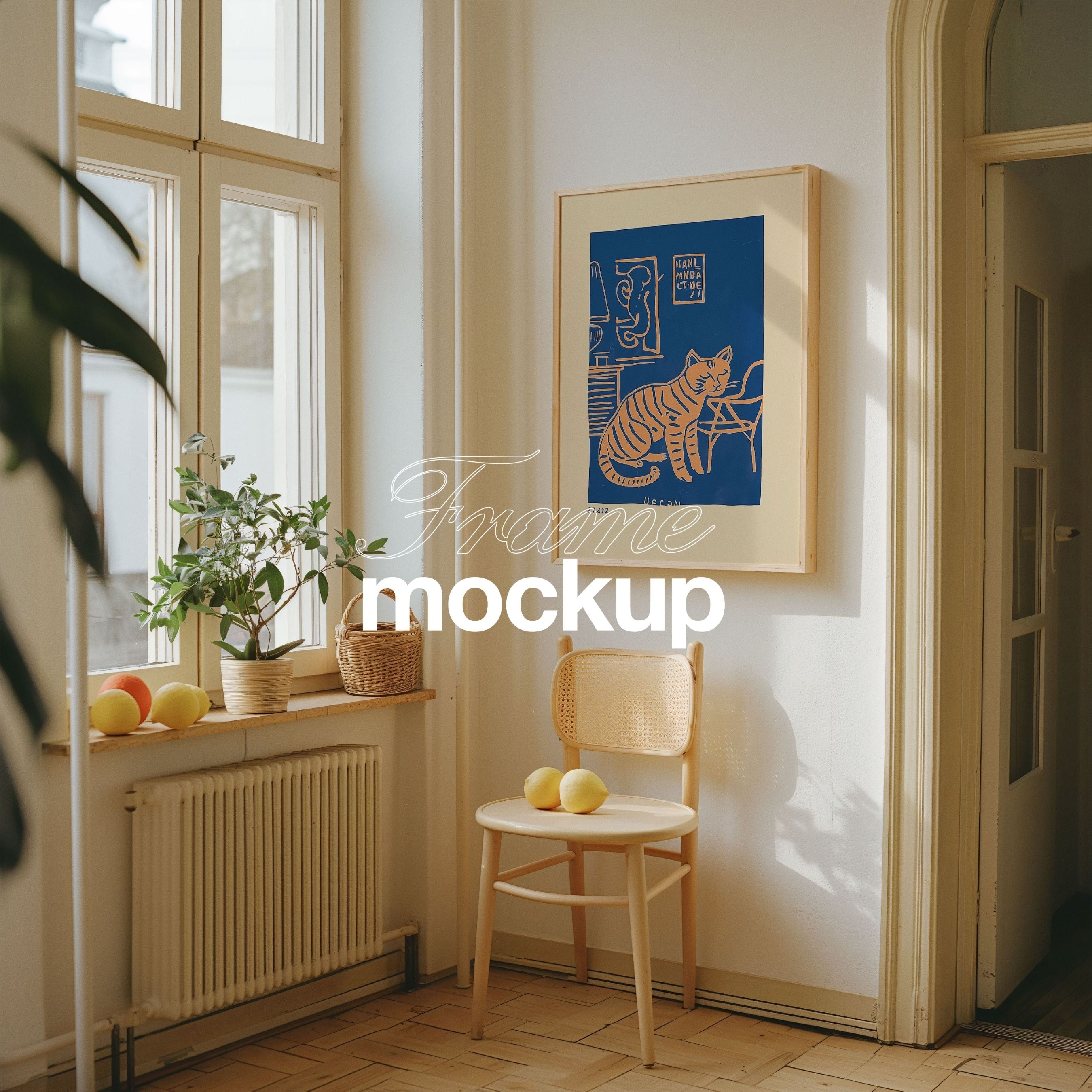 HH082 | Copenhagen Apt | DIN A2 Frame Mockup