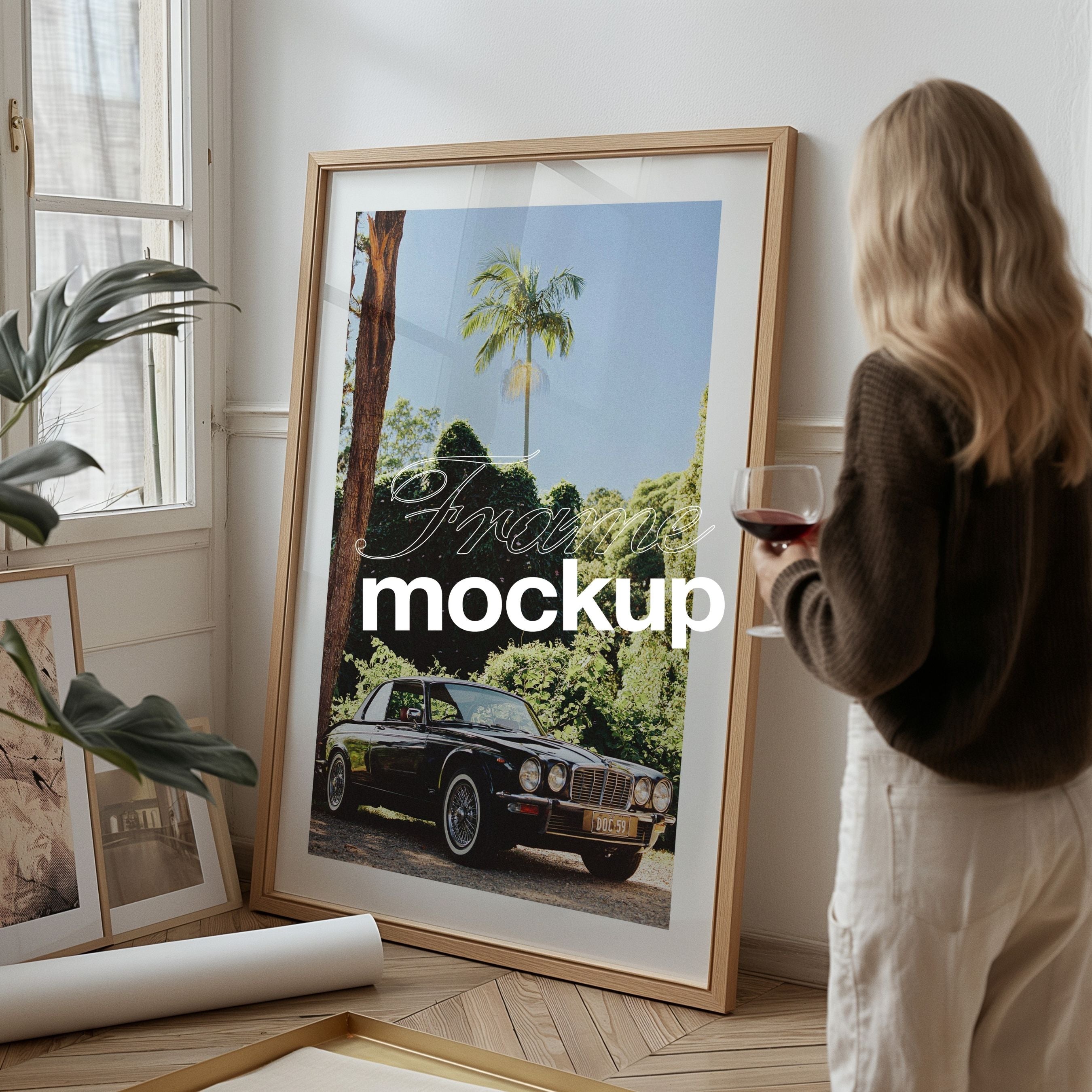 HH078 | Copenhagen Apt | DIN A Single Frame Mockup