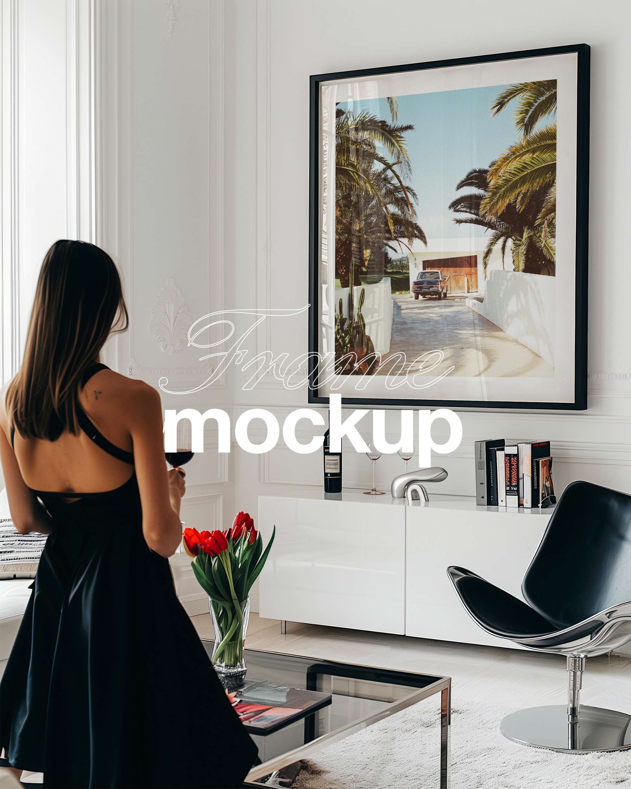 HH019 | Parisian Apartment | 1:1 Single Frame Mockup