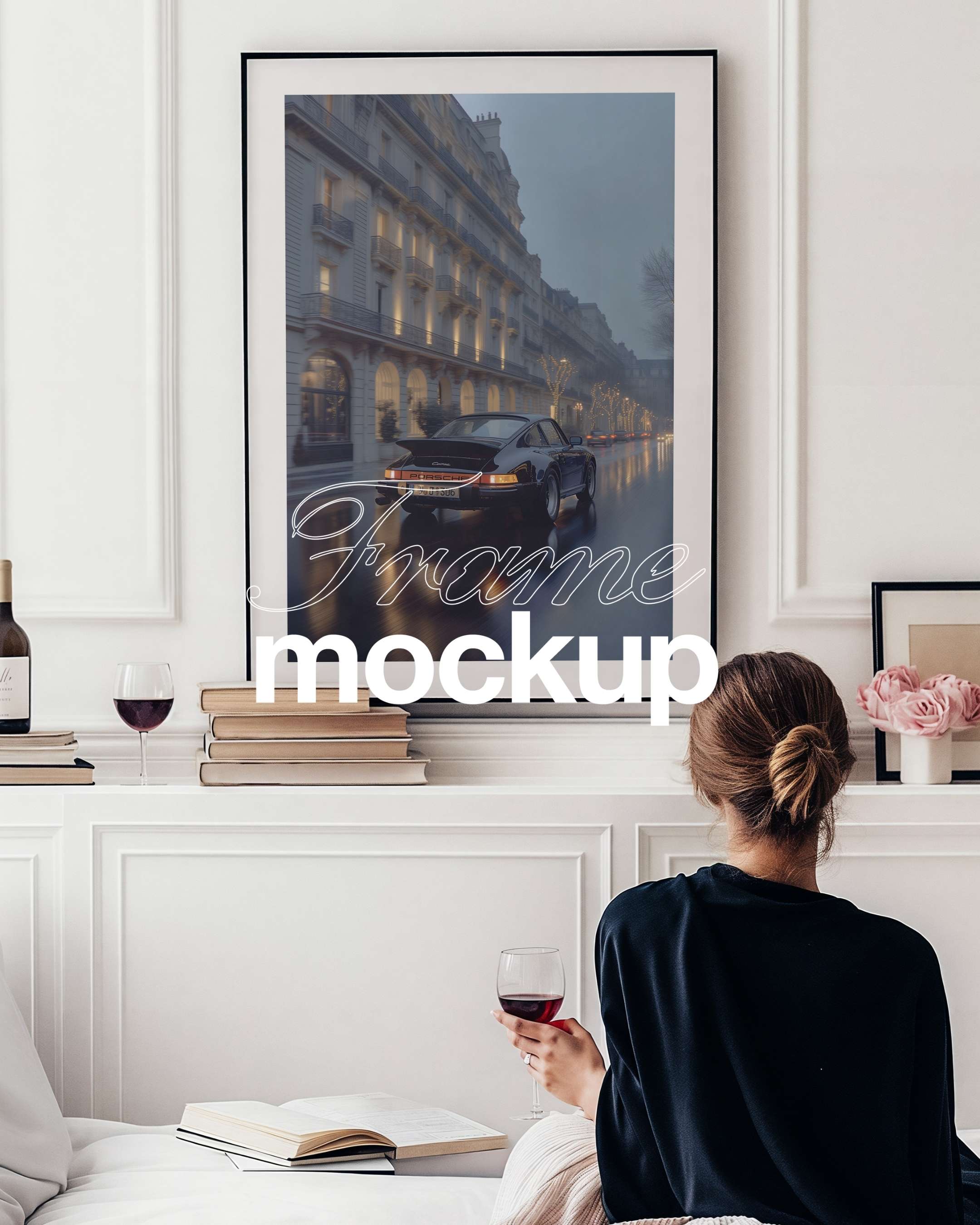 HH017 | Parisian Apartment | 4:5 Single Frame Mockup