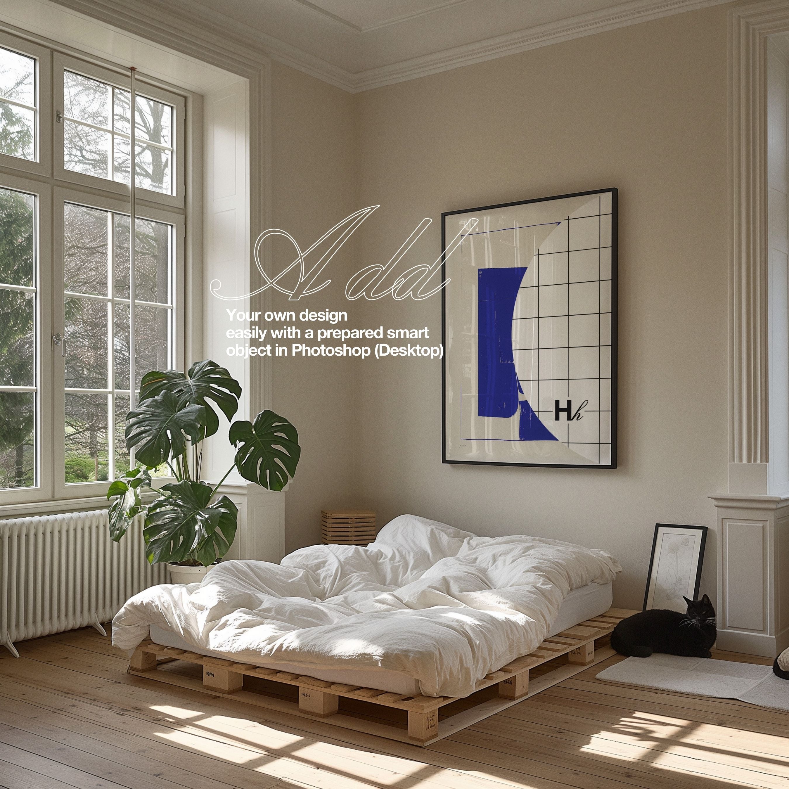 HH071 | Copenhagen Apt | DIN A1 Single Frame Mockup