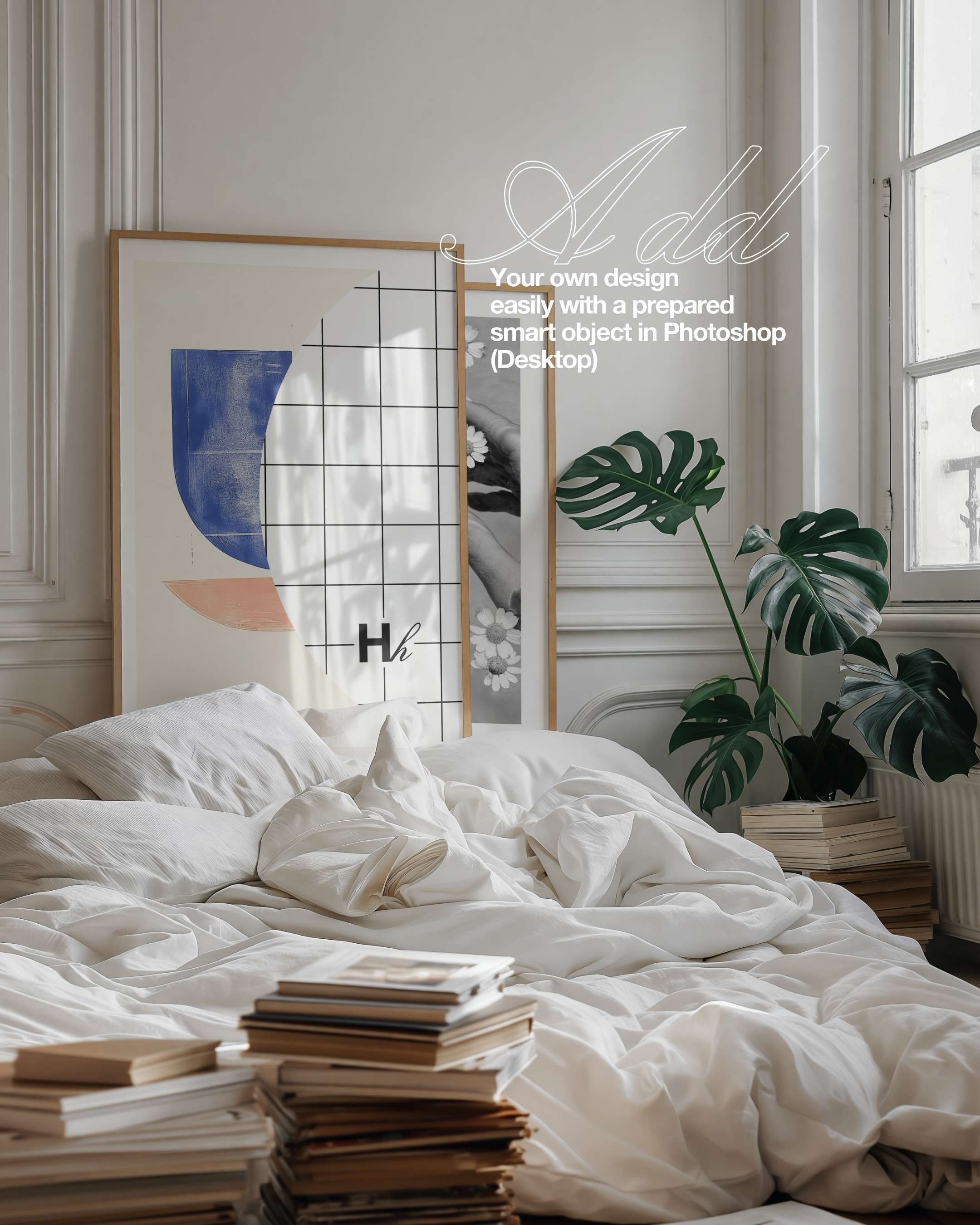 HH030 | Parisian Apartment | DIN A1 Frame Mockup Pair