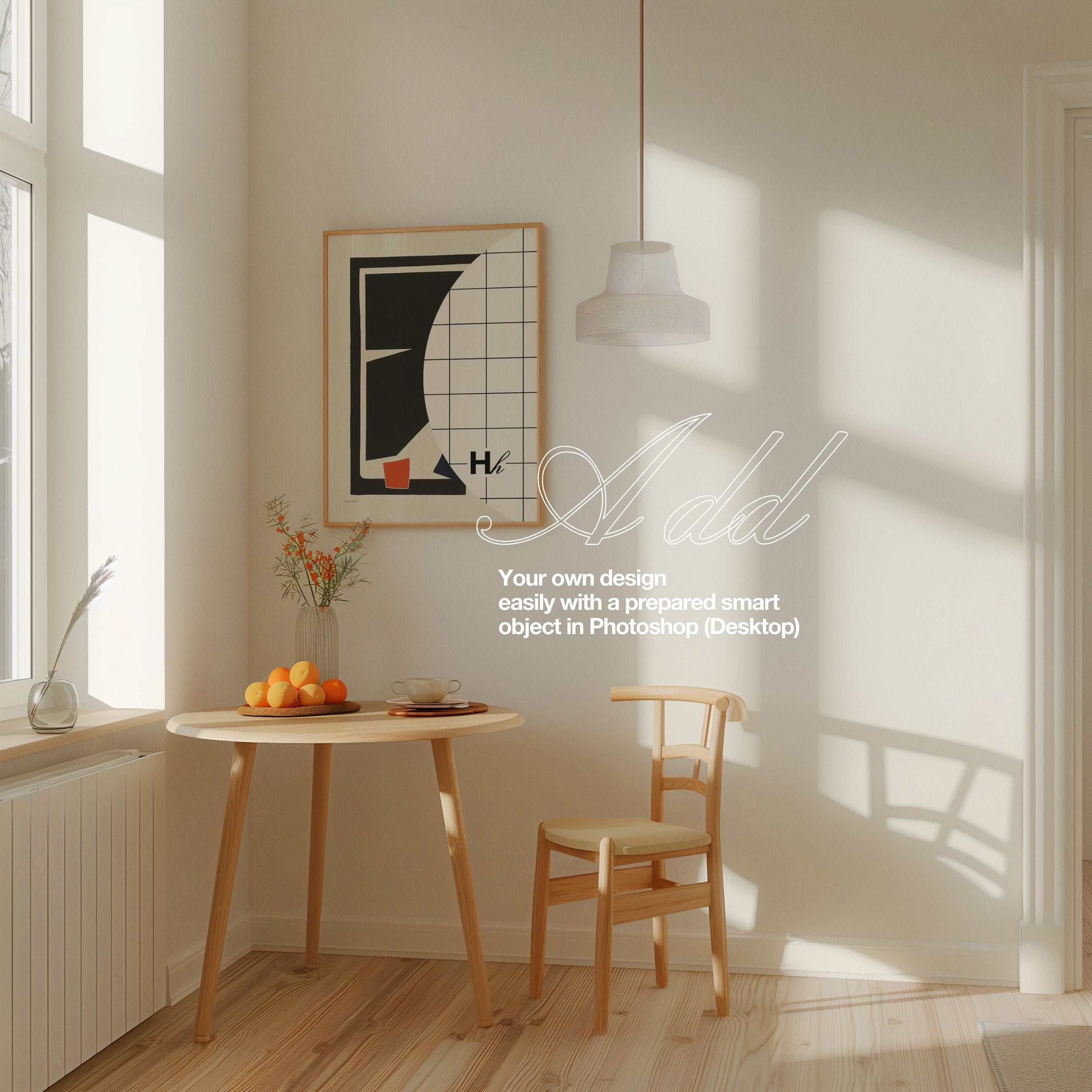 HH088 | Copenhagen Apt | DIN A2 Frame Mockup