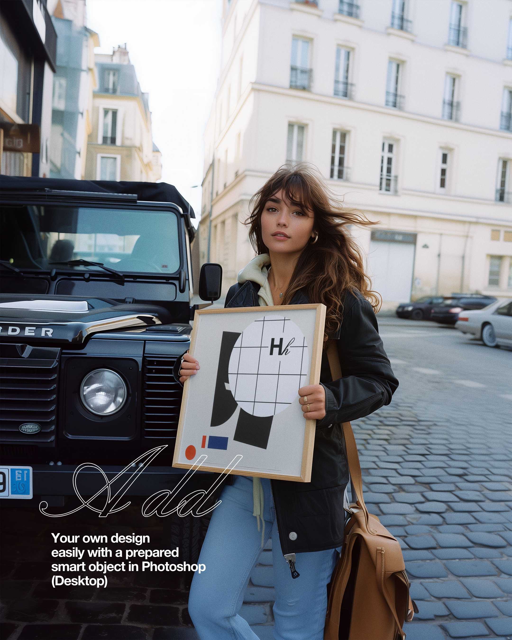 HH034 | Parisian Avenue | 1:1 Single Frame Mockup