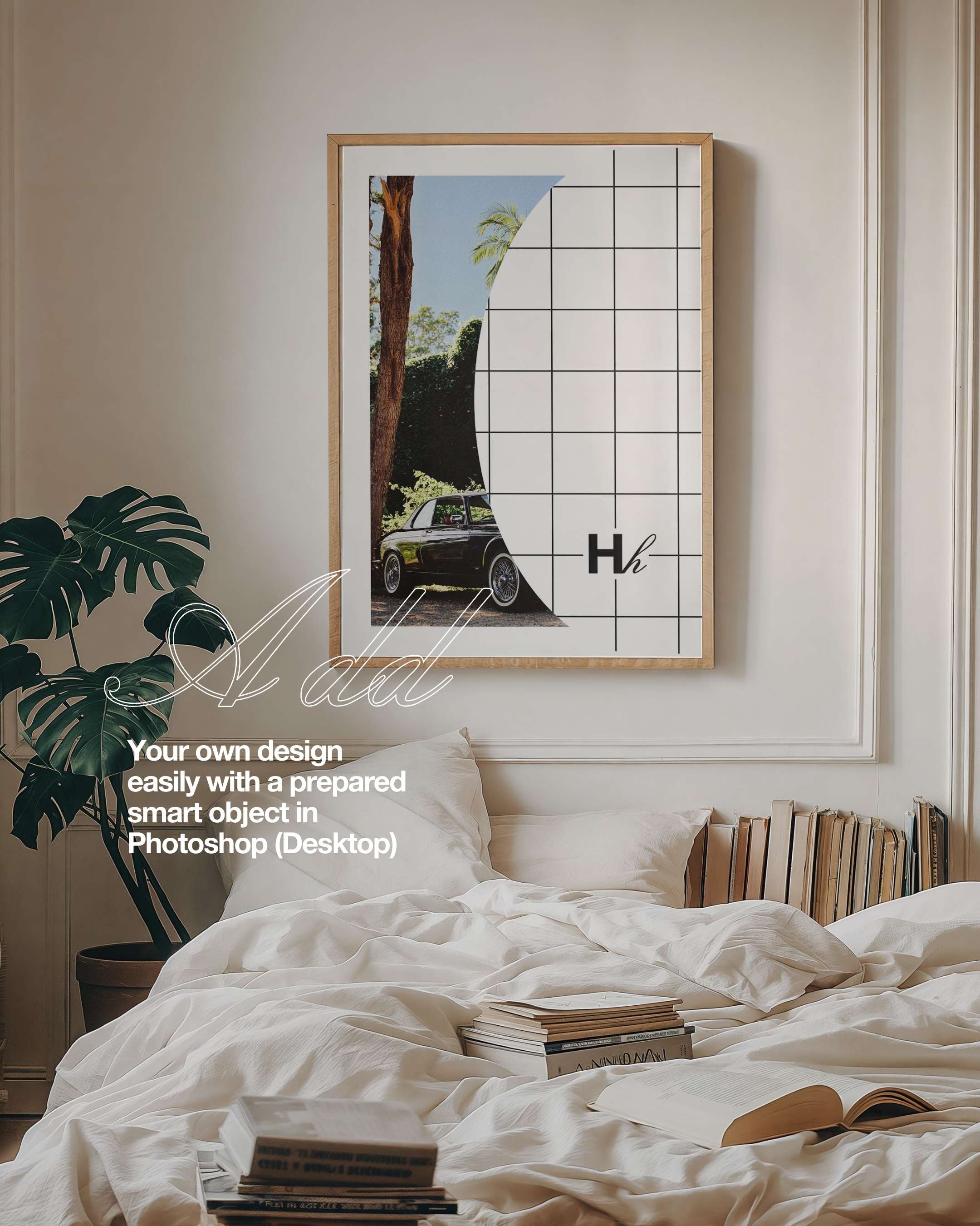HH025 | Parisian Apartment | DIN A1 Frame Mockup