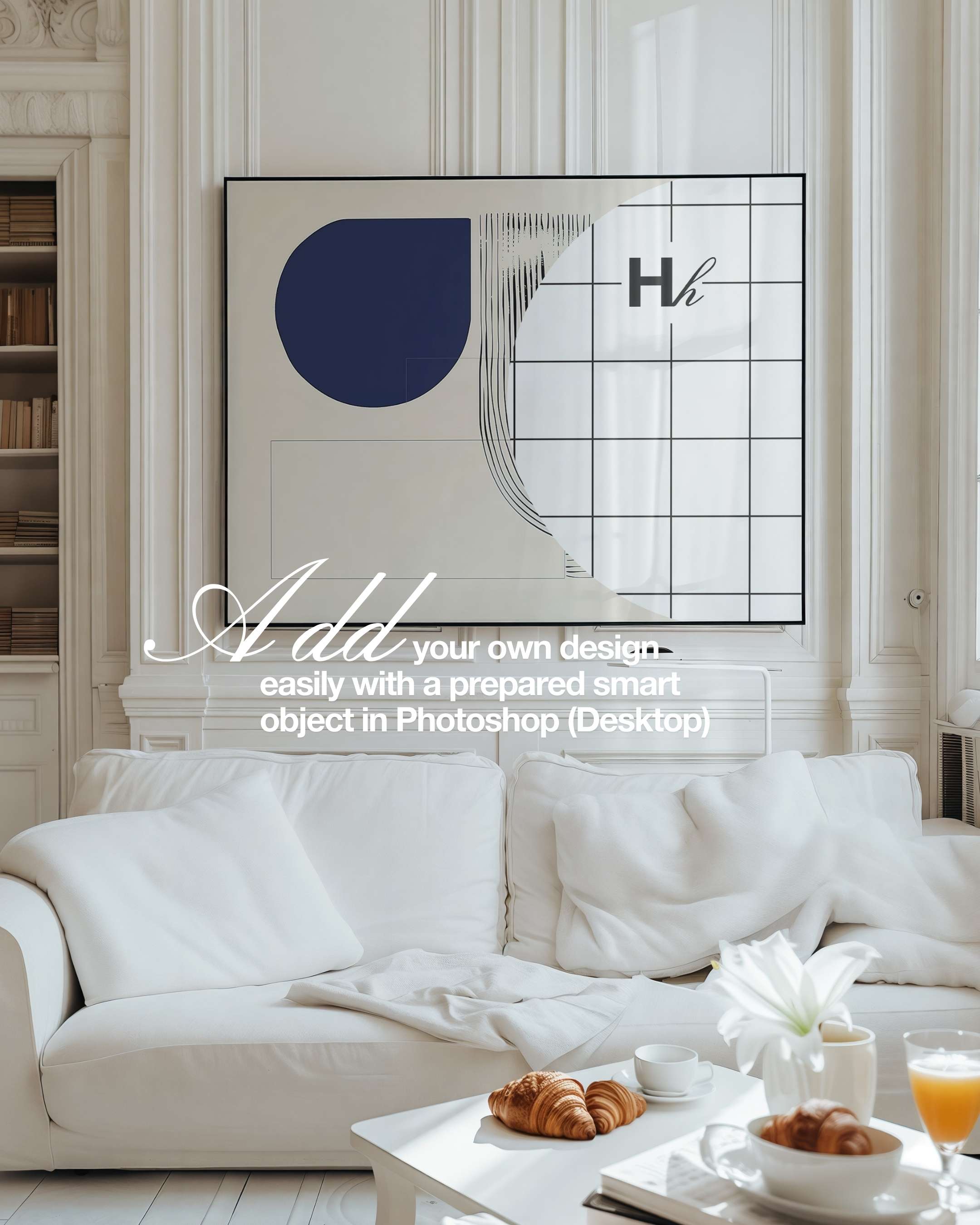 HH010 | Vintage Parisian Apartment | 5:4 Single Frame Mockup