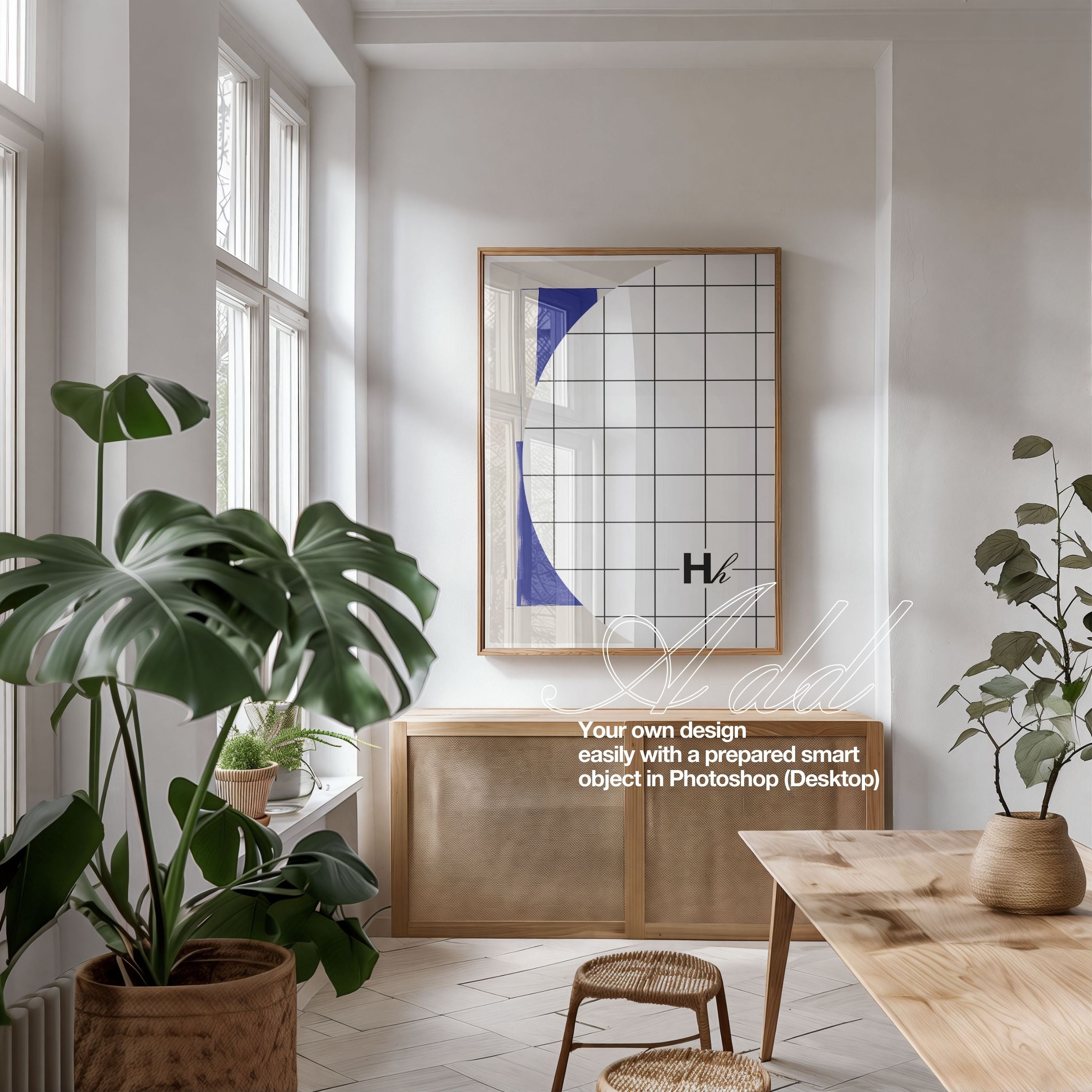 HH077 | Copenhagen Apt | DIN A Single Frame Mockup