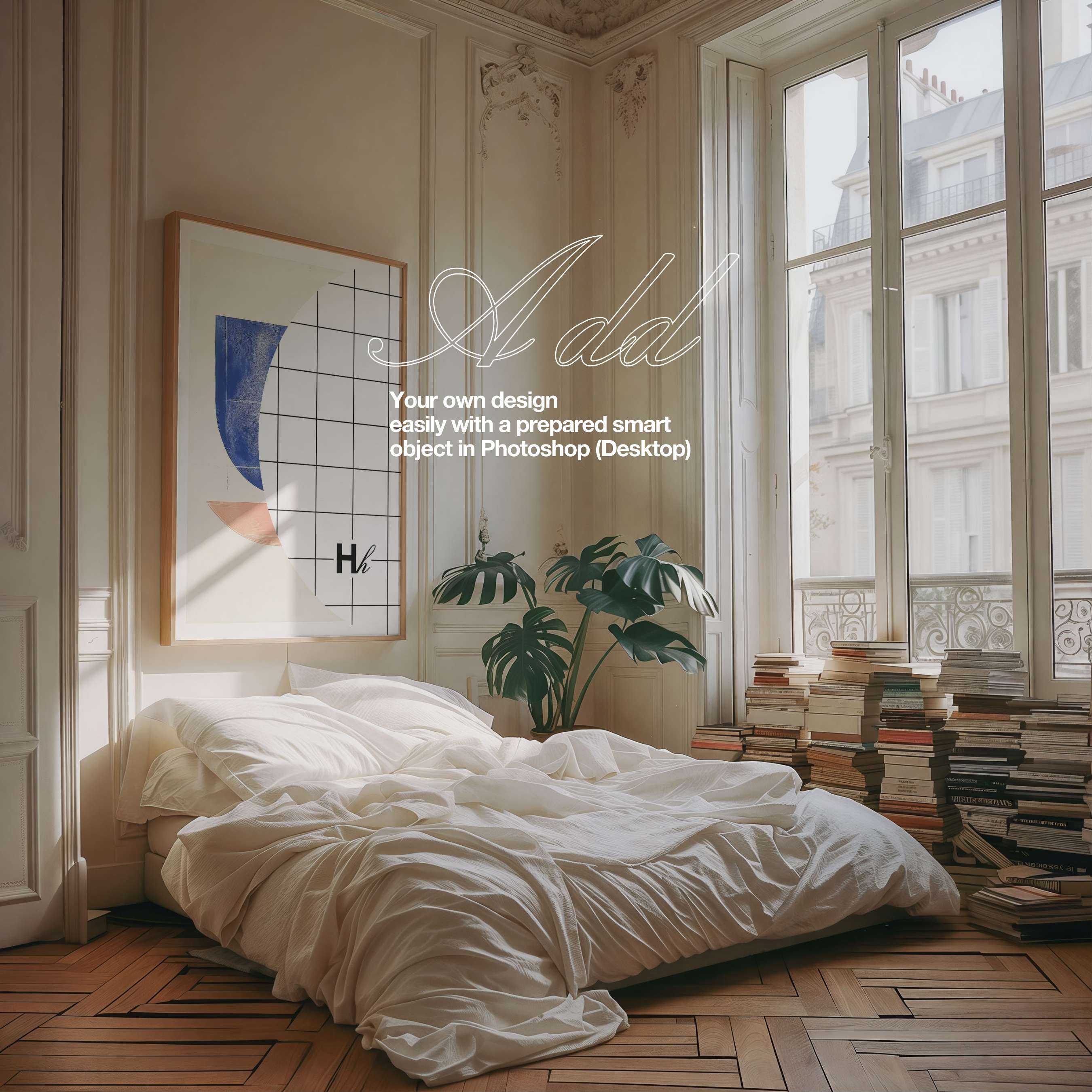 HH026 | Parisian Apartment | DIN A0 Single Frame Mockup