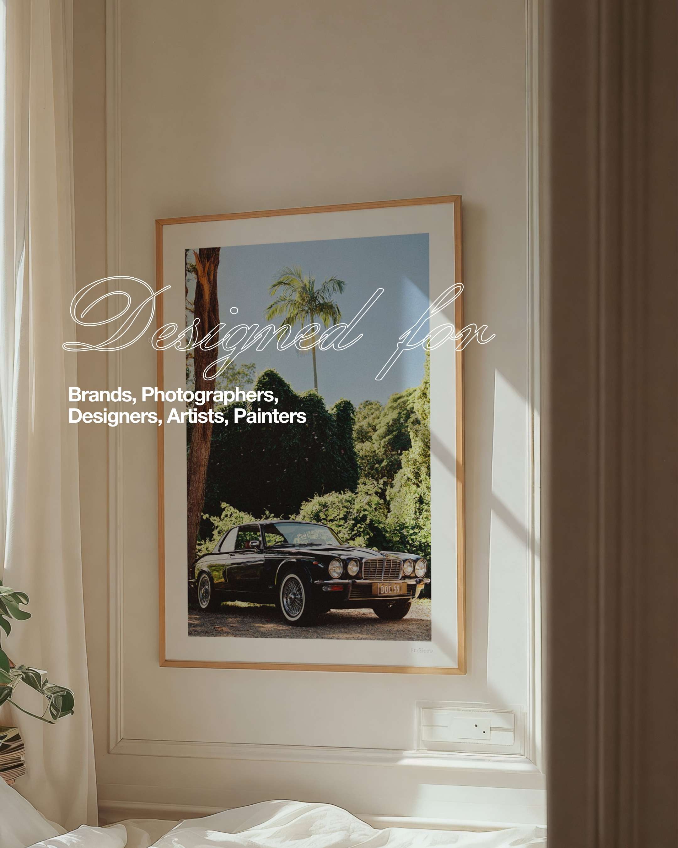 HH015 | Parisian Apartment | DIN A1 Single Frame Mockup