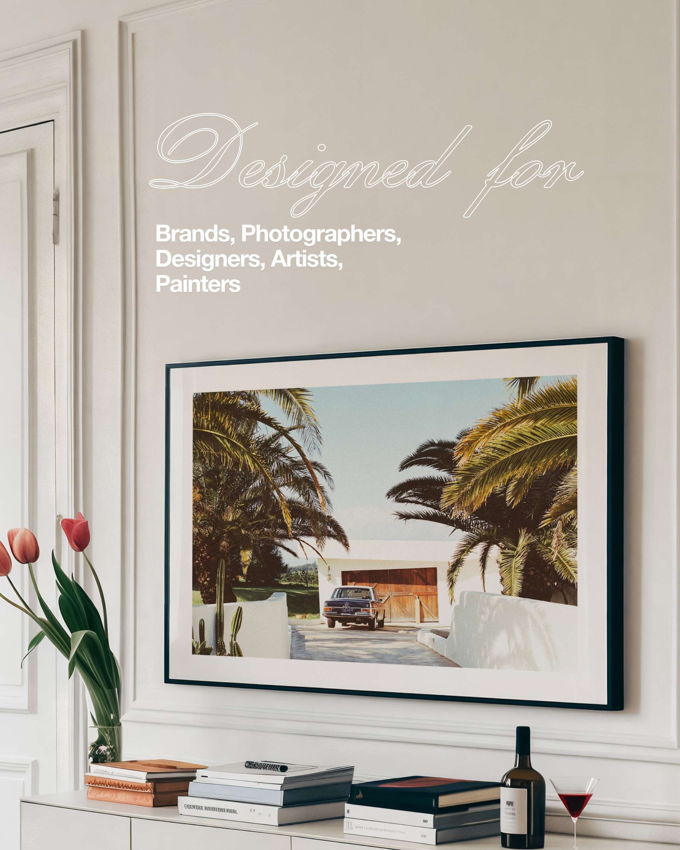 HH009 | Parisian Apartment | DIN A1 Single Frame Mockup