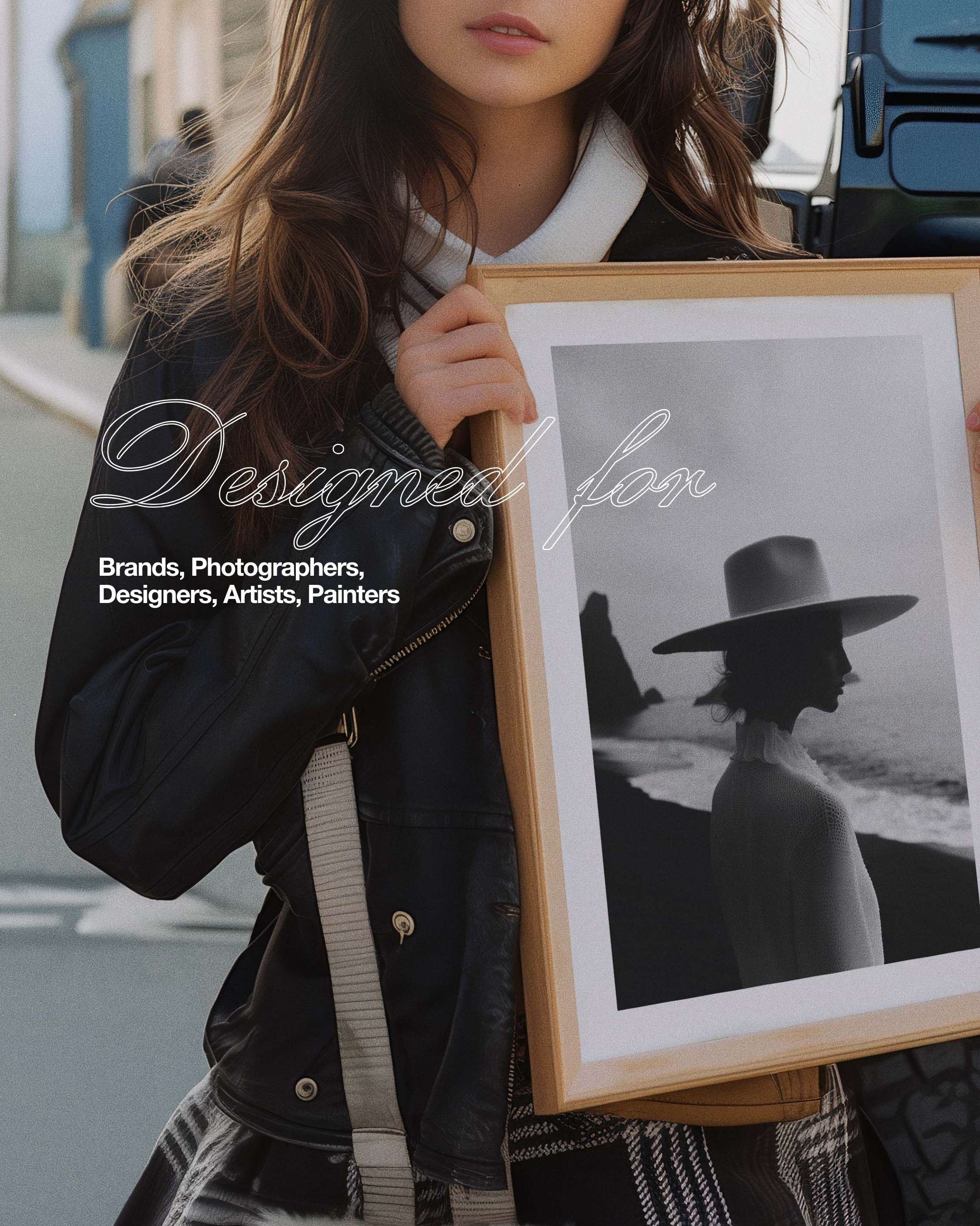 HH002 | Parisian Avenue | DIN A3 Single Frame Mockup