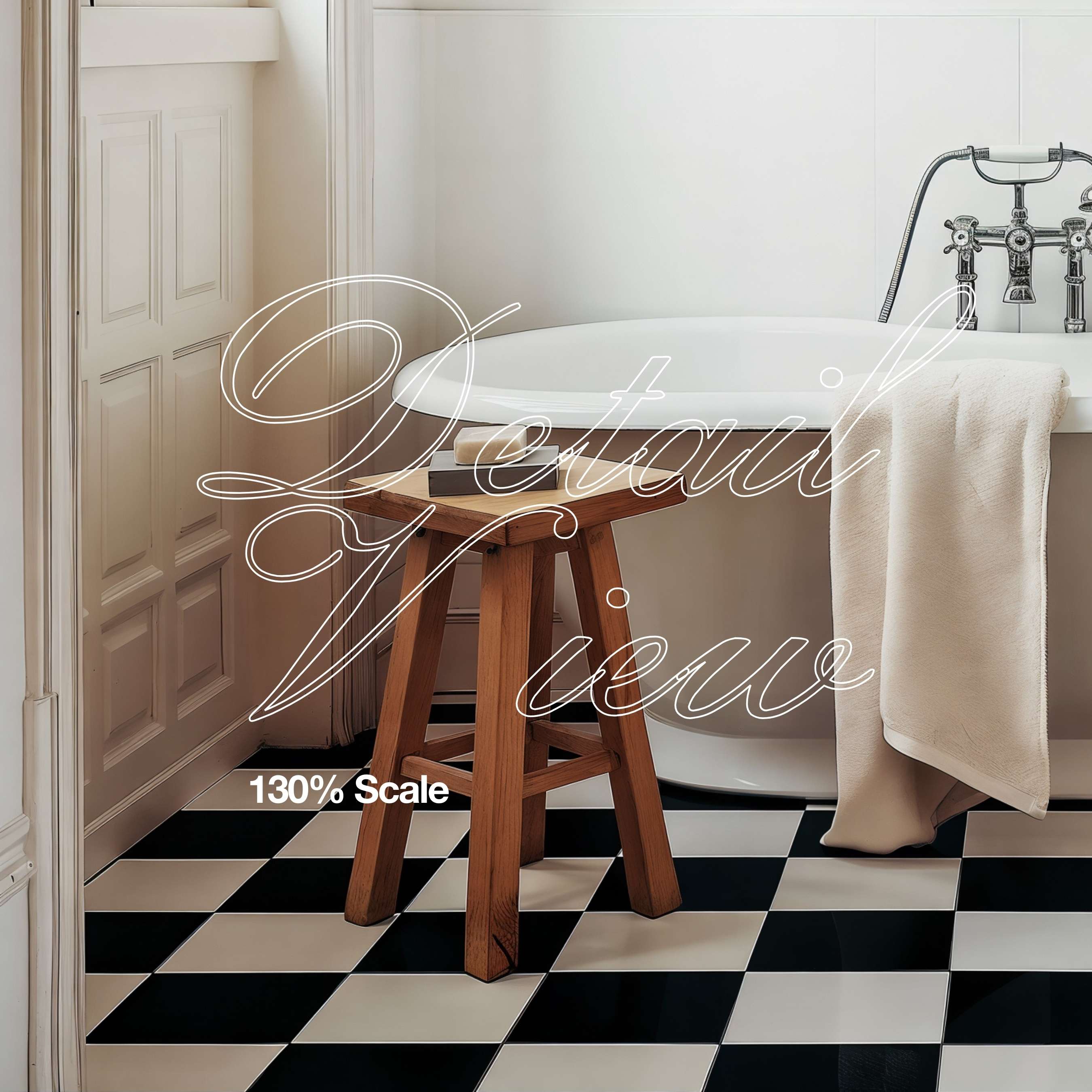 HH006 | Vintage Parisian Apartment | DIN A2 Single Frame Mockup