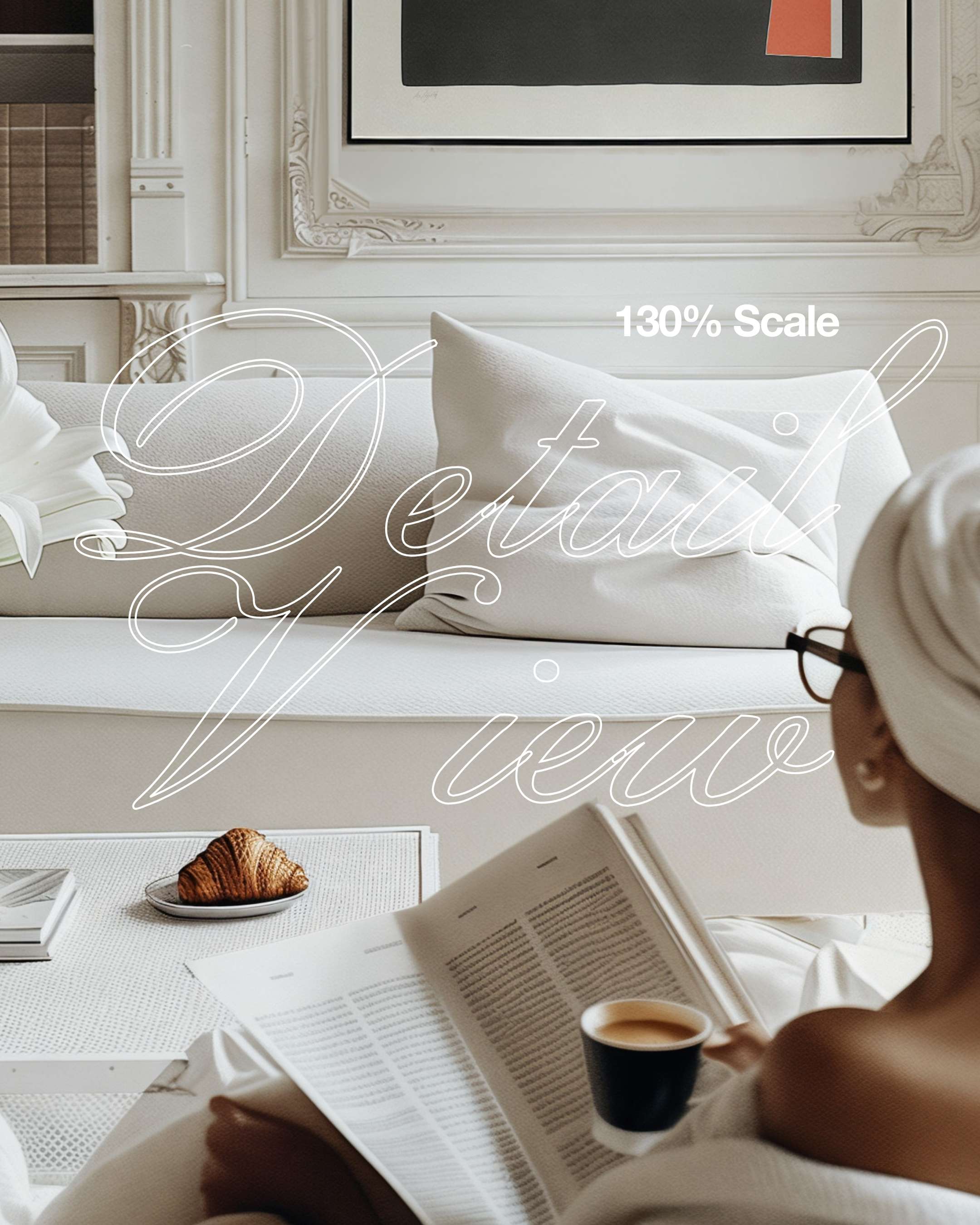 HH008 | Parisian Apartment | DIN A1 Single Frame Mockup