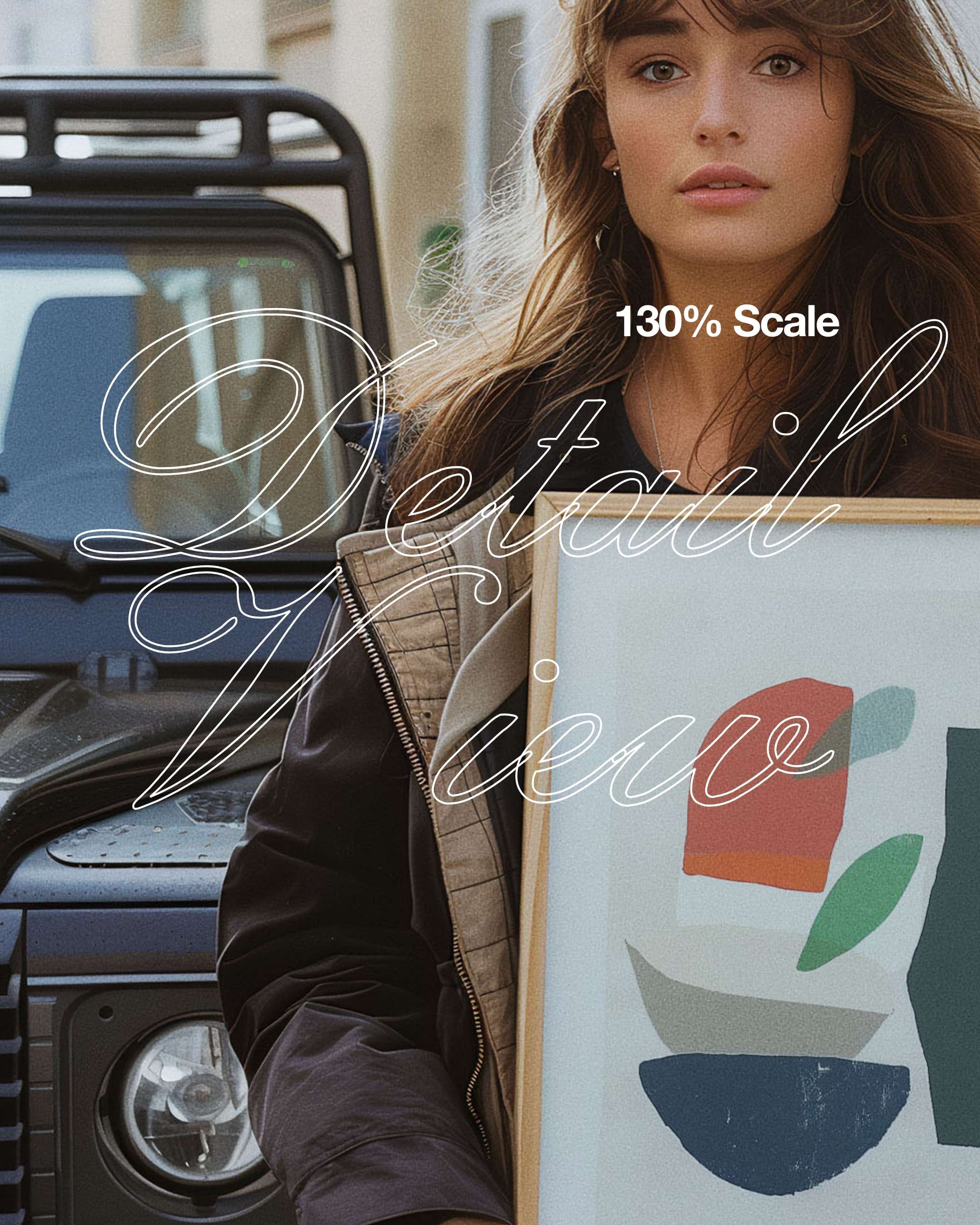 HH040 | Parisian Avenue | DIN A3 Frame Mockup