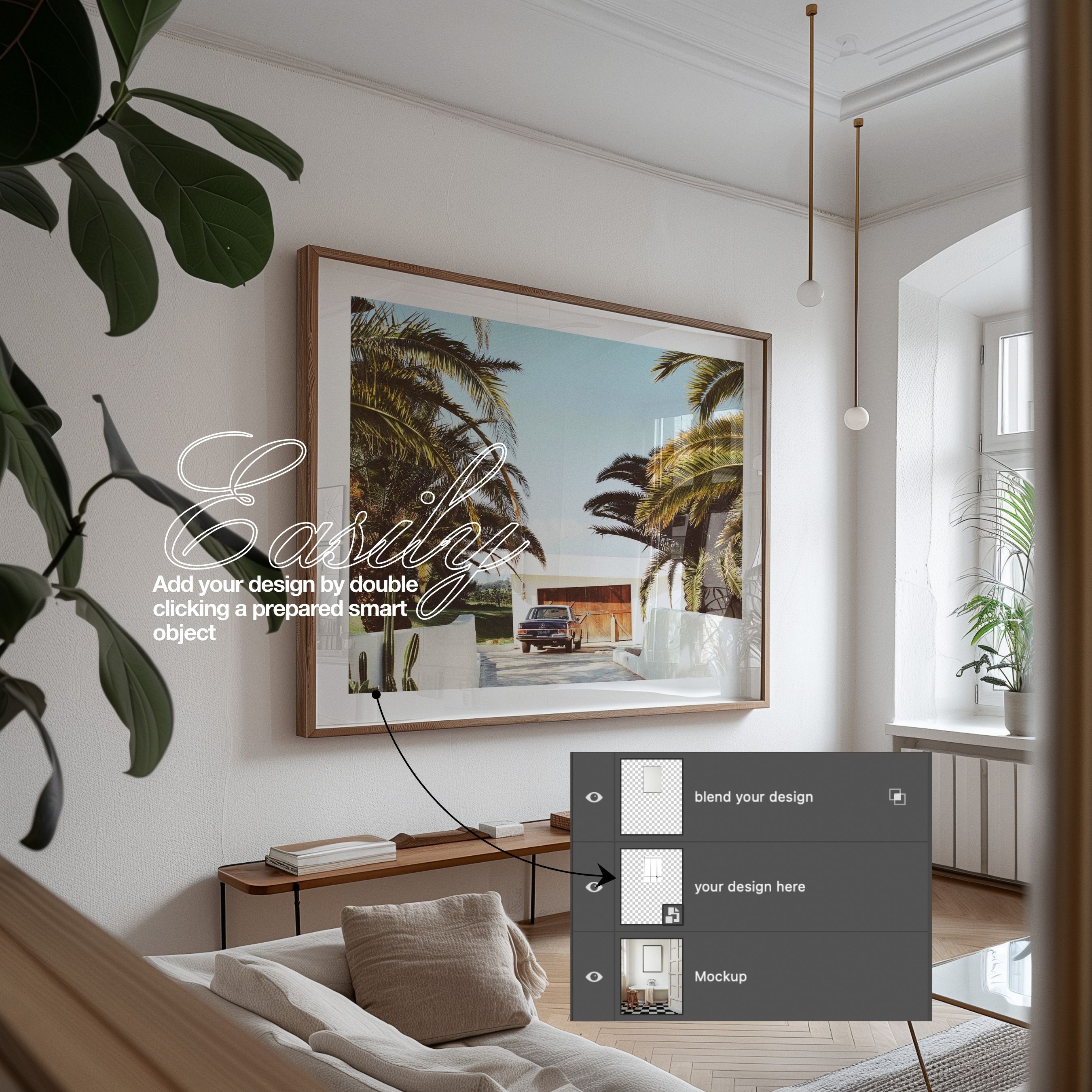 HH075 | Copenhagen Apt | 5:4 Single Frame Mockup