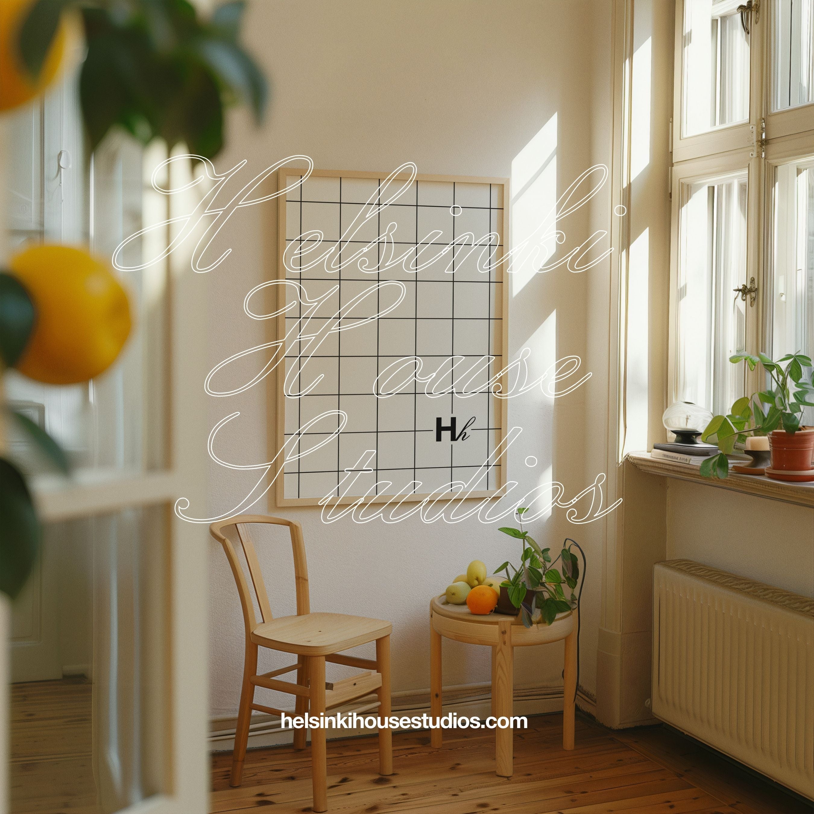 HH084 | Copenhagen Apt | DIN A2 Frame Mockup