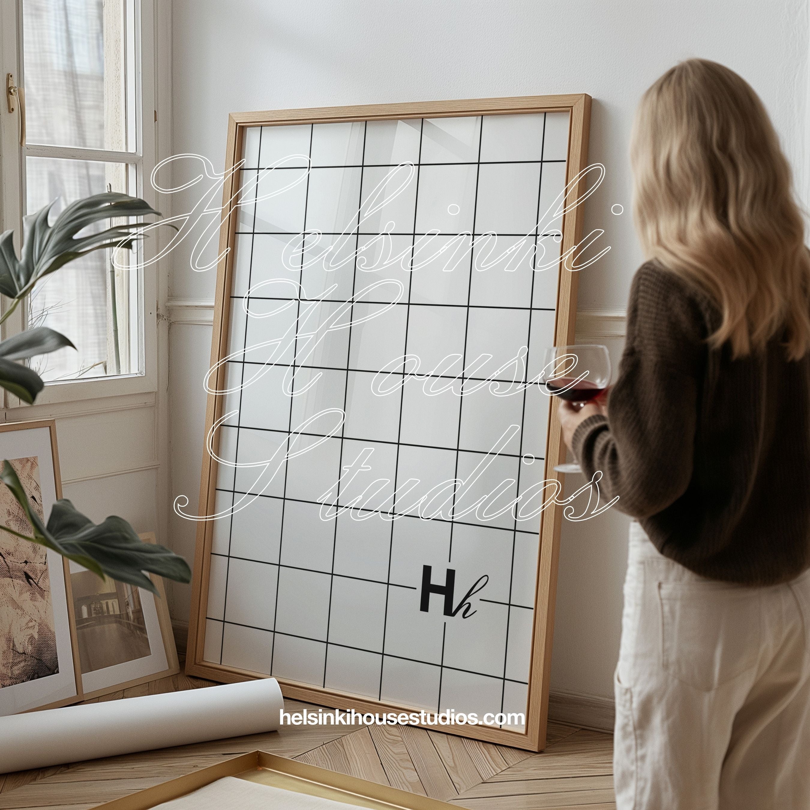 High-end Frame Mockup | HH078 | Copenhagen Apt – Helsinki House
