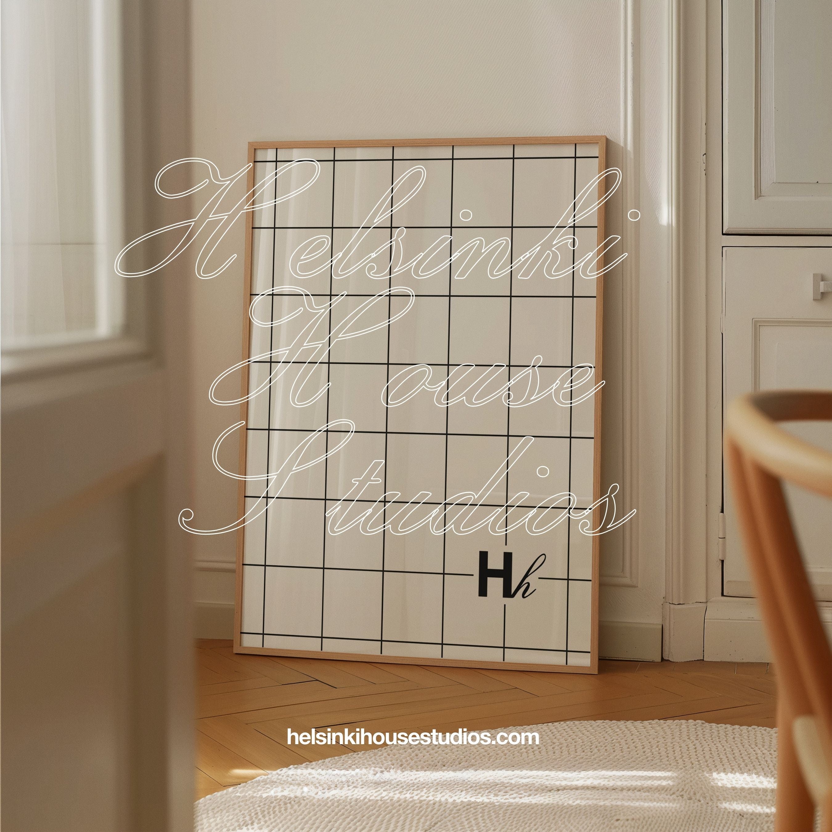 High-end Frame Mockup | HH083 | Copenhagen Apt – Helsinki House