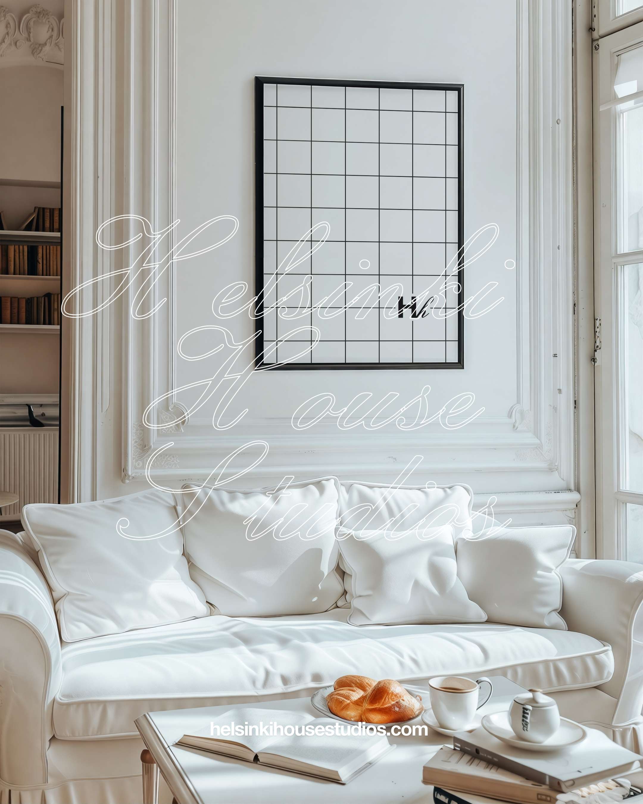 HH027 | Parisian Apartment | DIN A1 Single Frame Mockup